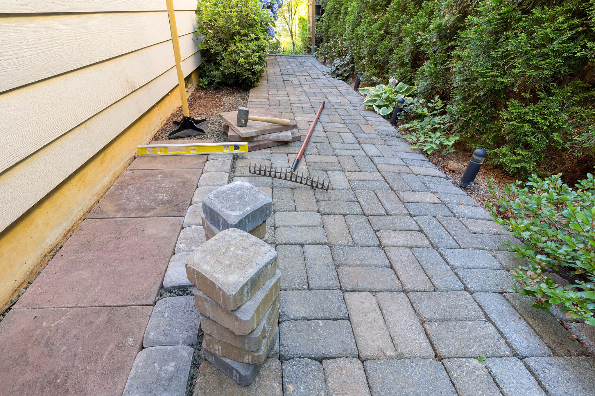 Hardscaping in Lancaster project 3