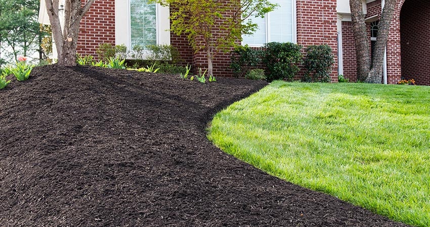 Mulch Installation in Waxahachie project 2