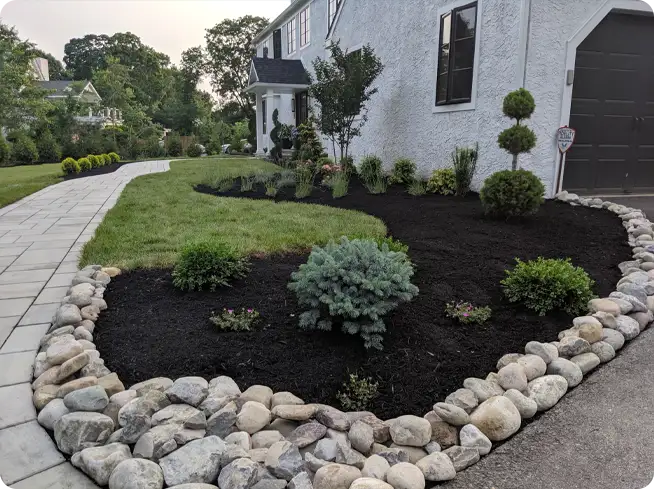 Mulch Installation in Waxahachie project 5