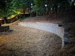 Retaining Wall Installation in Murphy project 3