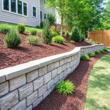 Retaining Wall Installation in Murphy project 5